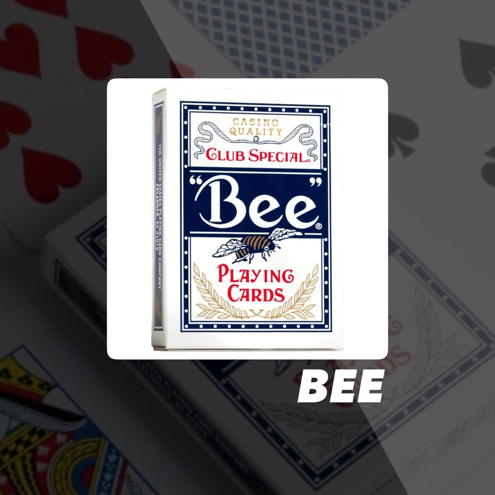 EUC Bee Casino Quality Set Of 2 Playing Card Decks